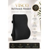 EpiRelax Ergonomik Bel Destek Minderi Araç ve Ofis Koltuğu İçin Visco Sırt Yastığı Araba Bel Desteği Ortopedik Sırt Minderi Oto Koltuk Minder