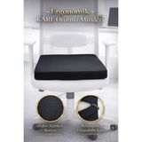 EpiRelax Ergonomik Oturma Yastığı Ortopedik Destek Rahat Oturuş Deneyimi - 35 x 34 cm - Siyah