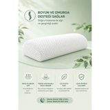 EpiRelax Horlama Yastığı Ortopedik Horlama Önleyici Yastık – Boyun Destekli, Ergonomik Uyku Yastığı Sağlıklı ve Kesintisiz - Beyaz