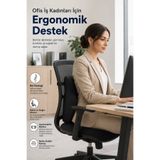 EpiRelax Masa Başı Çalışanlar İçin Ortopedik Sırt Desteği Ofis Koltuğu İçin Visco Sırt ve Bel Minderi