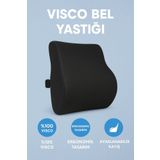 EpiRelax Ortopedik Visco Bel Minderi – Bel Ağrılarına Karşı Ergonomik Destek Araba, Ofis, Ev İçin İdeal