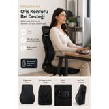 EpiRelax Visco Bel Destek Yastığı Ergonomik Ofis Sandalyesi Sırt Desteği