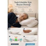 EpiRelax Yaşlı Erkekler İçin Visco Boyun Yastığı Yan Yatışa Uygun Ergonomik Destek