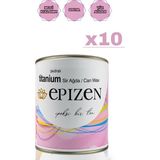 Epizen 10 Adet Hassas Ciltler Için Titanium Pudralı Sir Ağda Konserve Kutu 800G