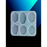 Epoksi 6 Lı Magnet Kolye Kalıbı