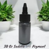 Epoksi Bazlı Gri Parlak Sıvı Sedefli Pigment 30 gr Hobi,sanat,ahşap,magnet