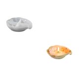 Epoksi Deniz Kabuğu Tealight Mumluk Ev Dekorasyonu Silikon Ve Taş Tozu Kalıbı