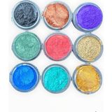 Epoksi Kalıpları Epoksi Mini Sedef Toz Pigment Boya Seti , Epoksi Renk Pigment Boya