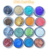 Epoksi Kalıpları Epoksi Reçine 16LI Mini Sedef Toz Pigment Boya Seti 16X10ML Cnk Craft Shop