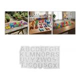 Epoksi Mini Türkçe DÜZ Alfabe Harfleri Kalıbı 1.5 CM