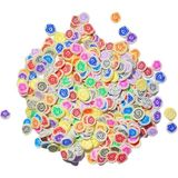 Epoksi Reçine Dolgusu Karışık Glitter Doldu Malzemesi Figür 100 gr Gül - Çok Renkli