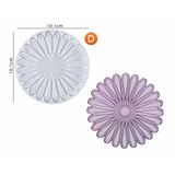 Epoksi Reçine Kalıp İthal Papatya Motifli Bardak Altlığı Taş Tozu Silikon Kalıp Hb5021-0093