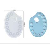 Epoksi Reçine Silikon Kalıp İthal Resim Paleti Silikon Kalıp Hb60215-0022