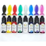 Epoksı Recıne Sıvı Pıgment Boya Transparan Set 8 Renk 20 Ml (160 Ml)
