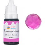 Epoksi Reçine Transparan Boya Pigment Şeffaf Epoksi Boyası 20 ml Floresan Magenta - 6021