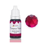 Epoksi Reçine Transparan Boya Pigment Şeffaf Epoksi Boyası 20 ML Mürdüm Kırmızı - 8207
