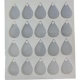 Epoksi Silikon Kalıp Çoklu Damla Kolye Kalıbı 20 Li - Standart - 26 x 26 x 7 cm