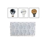Epoksi Silikon Kalıp Çoklu Kapadokya Balonu Kolye Anahtarlık Küpe Kalıbı 14X21 MM 12 li