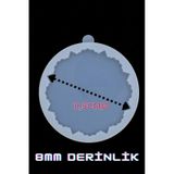 Epoksi Silikon Kalıp / Dekoratif Bardak Altlığı 8mm
