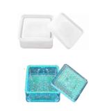 Epoksi Silikon Kalıp Kare Mücevher Saklama Kutusu 8X8 CM