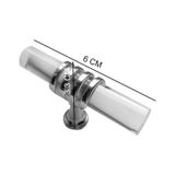 Epoksi Tepsi Kulpu Cam Kulp T Model 2 Adet Gümüş