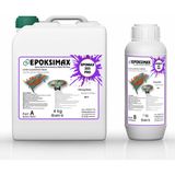Epoksimax 203 Pro 5 kg Masa ve Sehpa İçin Kokusuz Epoksi Reçine Ultra Şeffaf Özellik