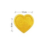Epoksimax Kalp Bardak Altlığı Silikon Kalıp - Epoksi Döküm Için Premium Seri Silikon 12CMX8CM