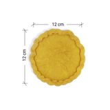 Epoksimax Yuvarlak Bardak Altlığı Kıvrık Kenar - Epoksi Reçine Döküm Için Premium Silikon Kalıp 12cm