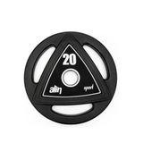 Epomix ALİN Sport 20 KG Profesyonel Kauçuk Kaplı Olimpik Plaka / Ağırlık Plakası ( Flanş )