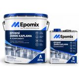 Epomix Metallik Epoksi Zemin Kaplama Boyası - Gri