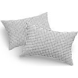 Eponj Home 2li Yastık Kılıfı 50x70 cm Only İlove Kombin Siyah 50X70 cm - Beyaz - Siyah - 50 x 70 cm