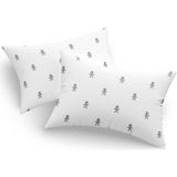 Eponj Home 2li Yastık Kılıfı 50x70 cm Only Janes Kombin Beyaz 50X70 cm - 50 x 70 cm