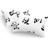 Eponj Home 2li Yastık Kılıfı Dinolar Beyaz 50X70 cm - 50 x 70 cm