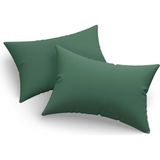 Eponj Home 2li Yastık Kılıfı Monstera Kombin Yeşil 50X70 cm - 50 x 70 cm