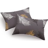 Eponj Home 2li Yastık Kılıfı Olivia Altın-Gri 50X70 cm - 50 x 70 cm