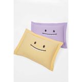 Eponj Home 2li Yastık Kılıfı Oxf. Lububu Sarı Lila