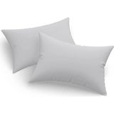 Eponj Home 2li Yastık Kılıfı Solid Gri 50X70 cm - Açık Gri - 50 x 70 cm
