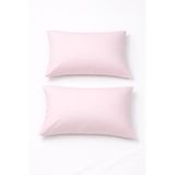 Eponj Home 2li Yastık Kılıfı Solid Pudra