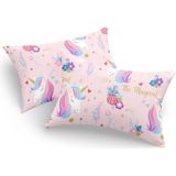 Eponj Home 2li Yastık Kılıfı Unicorn Dreams Pembe 50X70 cm - 50 x 70 cm