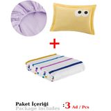Eponj Home Baskılı Pike Takımı Tek Kişilik Funny Sarı - 160x235cm