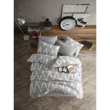 Eponj Home Çift Kişilik Nevresim Takımı Baskılı Olivia Gri - 200 x 220 cm