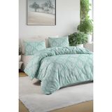 Eponj Home Çift Kişilik Nevresim Takımı Post Suyeşili - 200 x 220 cm - Su Yeşili