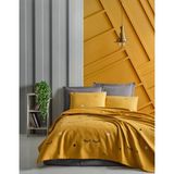 Eponj Home Doğal Pike Baskılı Çift Kişilik Dide Sarı 220 x 235 cm - 200 x 235 cm