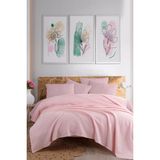 Eponj Home Ecocel Pike Örtü Battal 220 x 230 cm Karde Pudrapembe