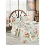 Eponj Home Kapitone Yatak Örtüsü Seti Çift Kişilik Alanur Mint - 200 x 220 cm