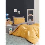 Eponj Home Kolay Ütülenir Nevresim Takımı Tek Kişilik Dide Sarı - 160 x 220 cm
