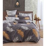 Eponj Home Nevresim Takımı Tek Kişilik Olivia Altın-Gri - Altın - Gri - 160 x 220 cm