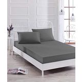 Eponj Home Paint Füme Lastikli Çift Kişilik Çarşaf Seti