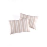 Eponj Home Sport Çizgili 2li Yastık Kılıfı Soft Line Bej