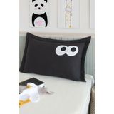 Eponj Home Yastık Kılıfı Oxf. Funny Siyah
